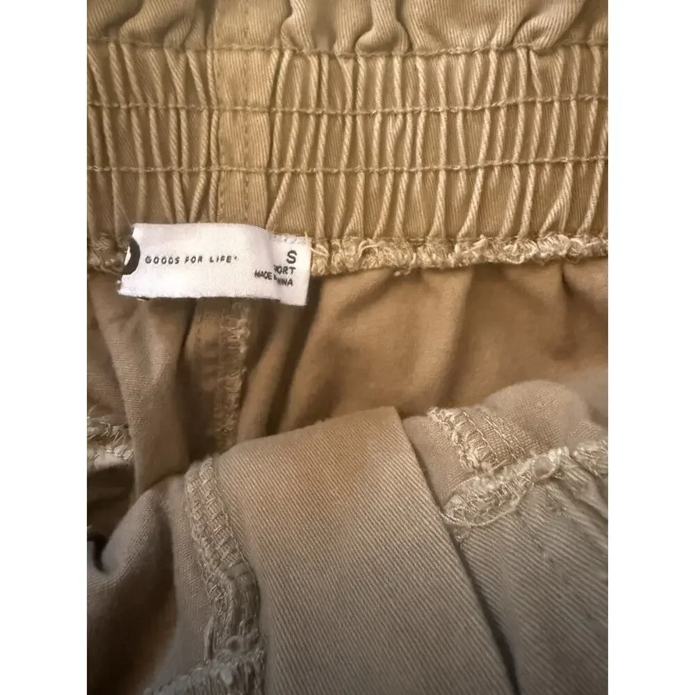SO Brown Paperbag High Rise Relaxed Fit Cuffed Shorts Size S Inseam 3.5 in